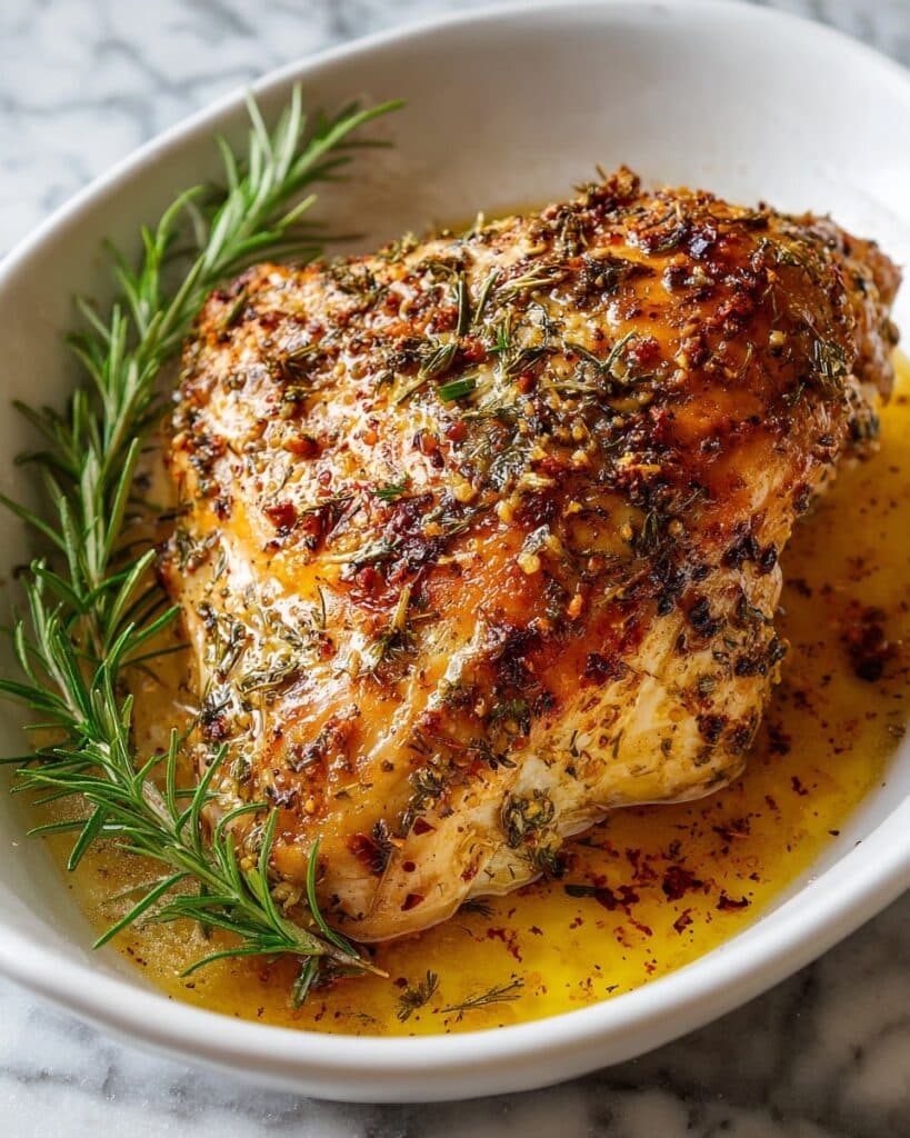 Roasted Turkey Breast with Herb Butter Recipe