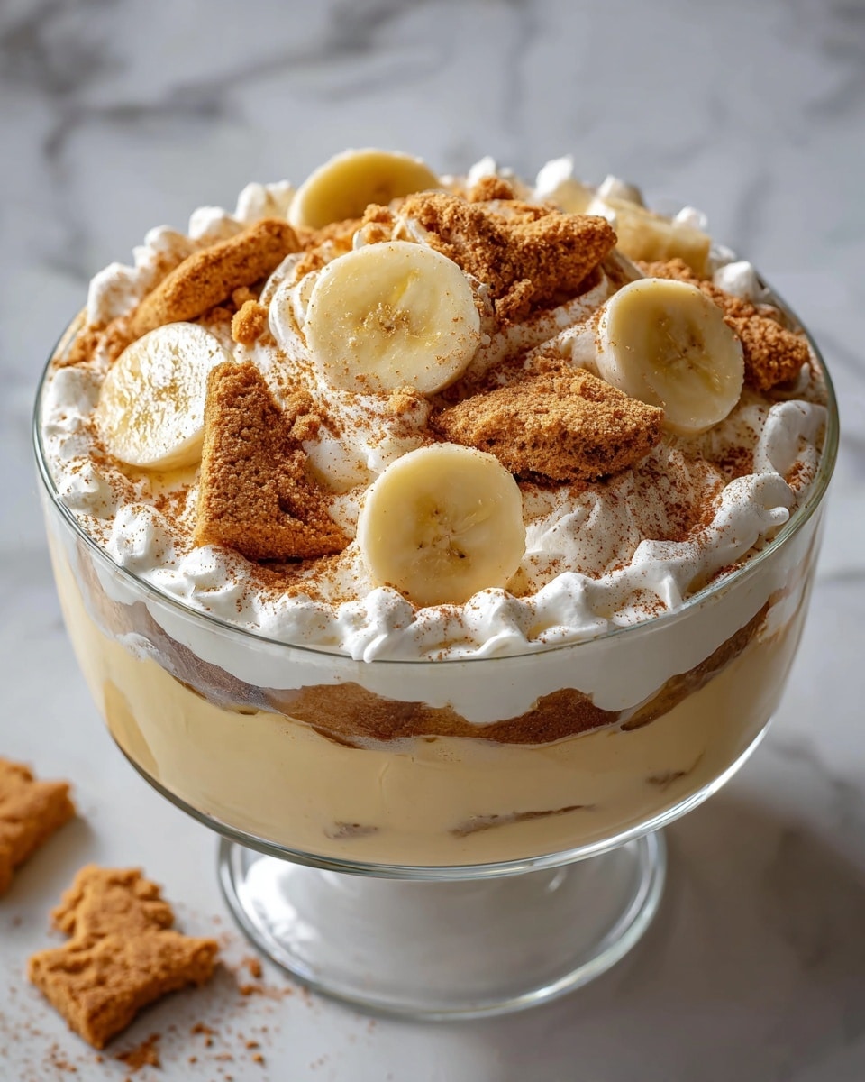 Biscoff Banana Pudding with Caramel Recipe - Recipe Image