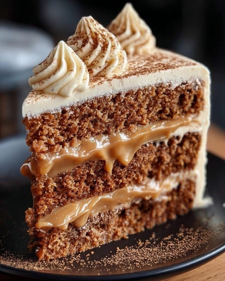 Irresistible Caramel Coffee Buttercream Cake Recipe