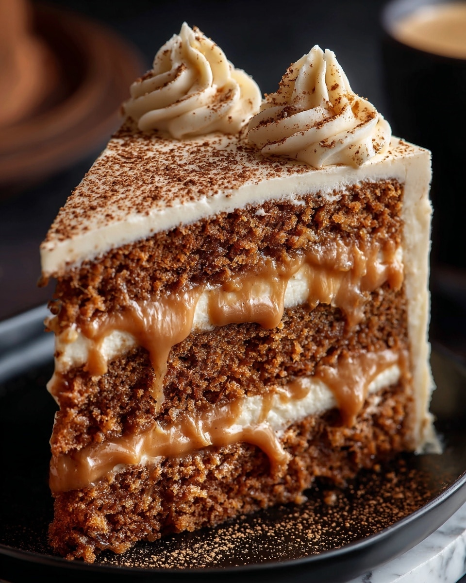 Irresistible Caramel Coffee Buttercream Cake Recipe - Recipe Image