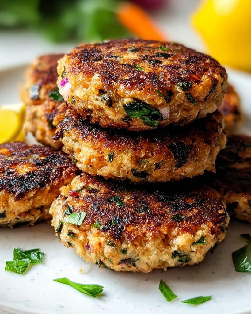 Mediterranean Chicken Patties Recipe