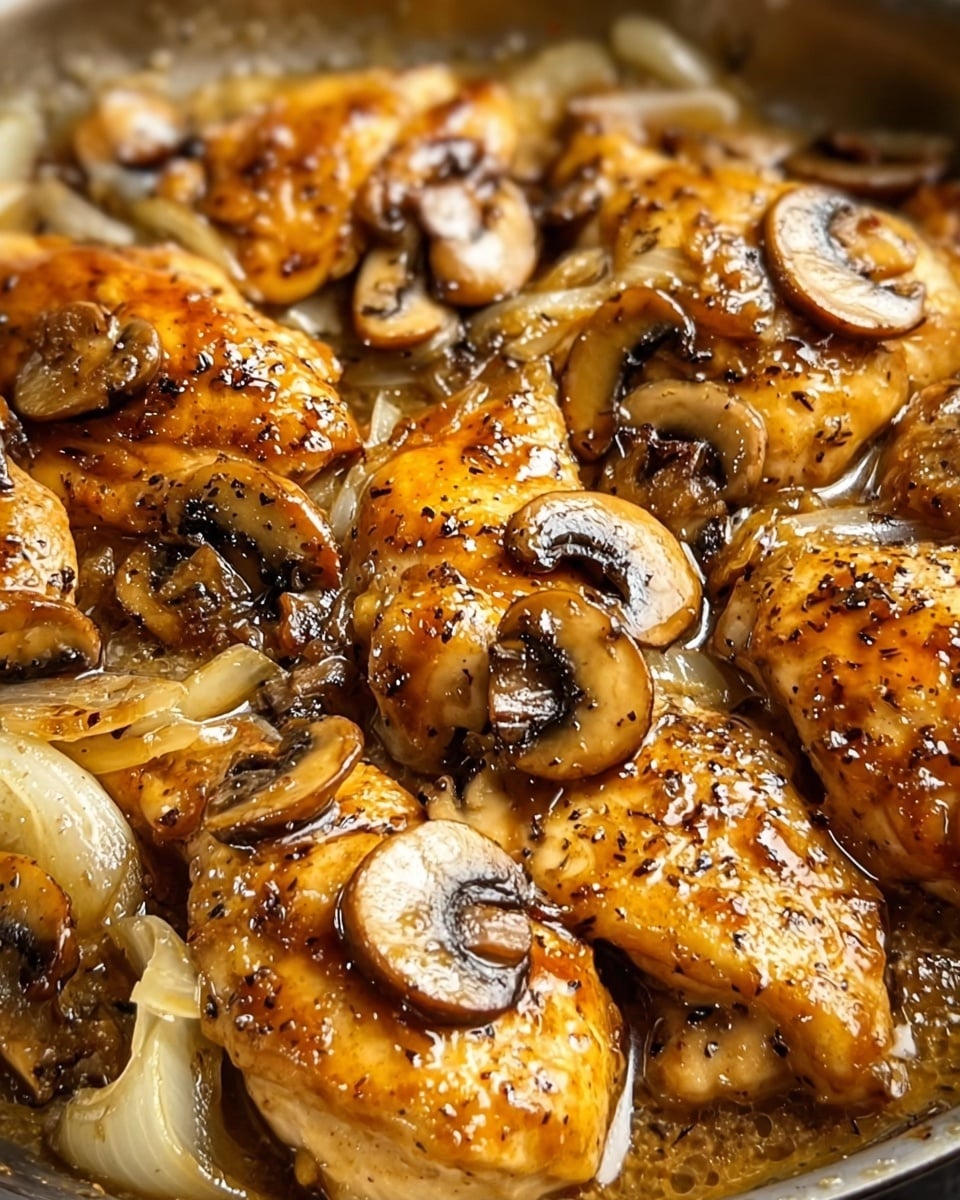 Black Pepper Chicken with Mushrooms Recipe - Recipe Image