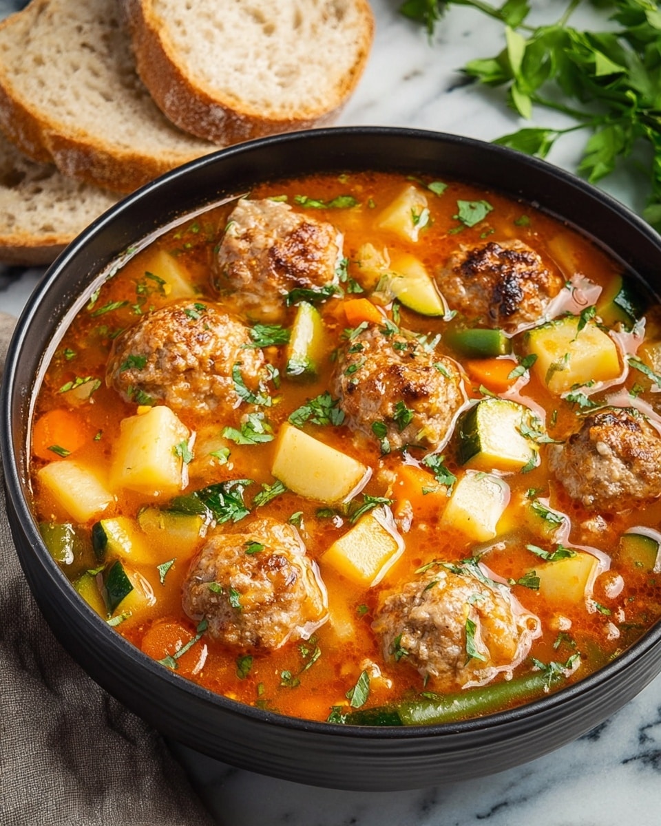 Albondigas Soup (Mexican Meatball Soup) Recipe - Recipe Image