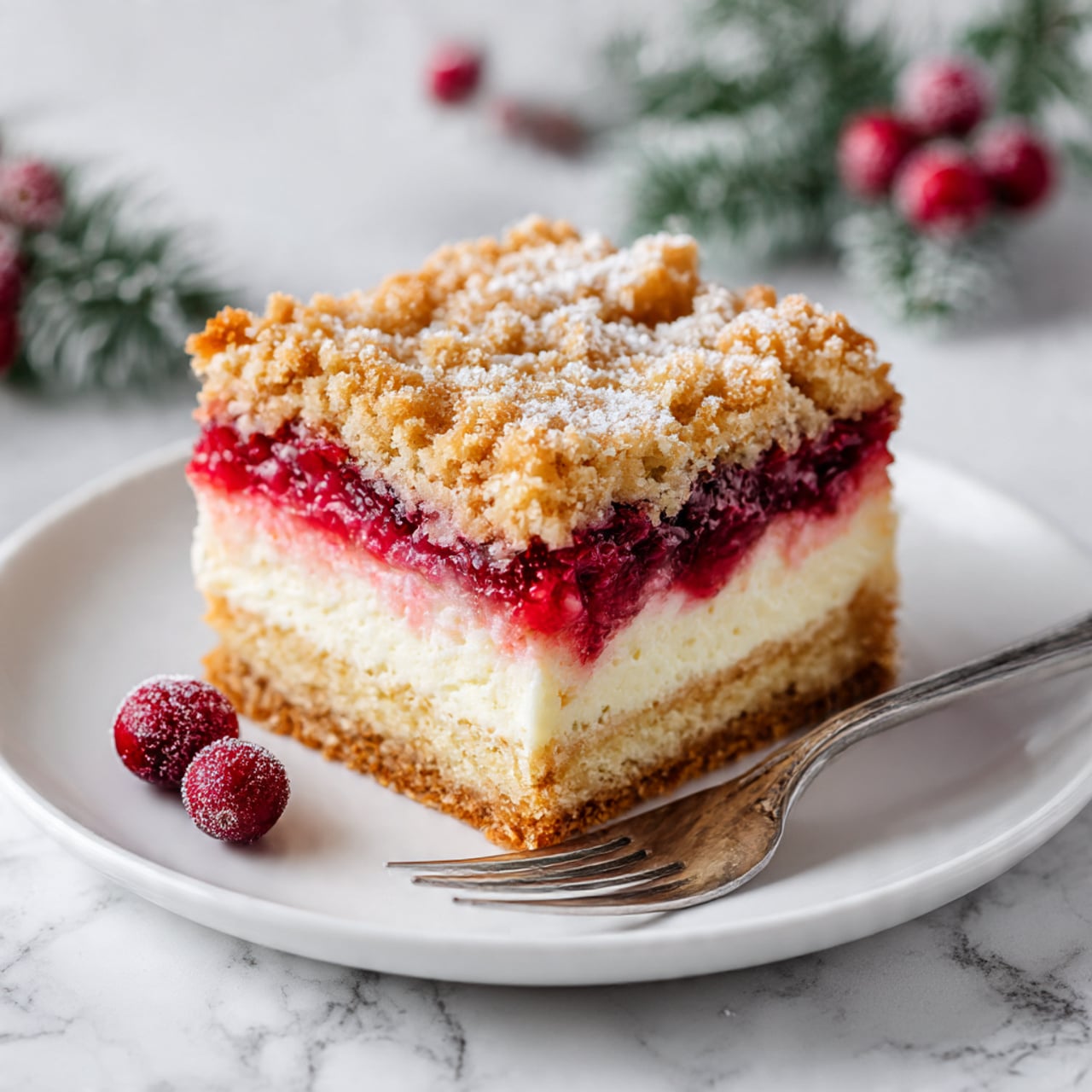 Cranberry Cheesecake Pie Recipe - Recipe Image