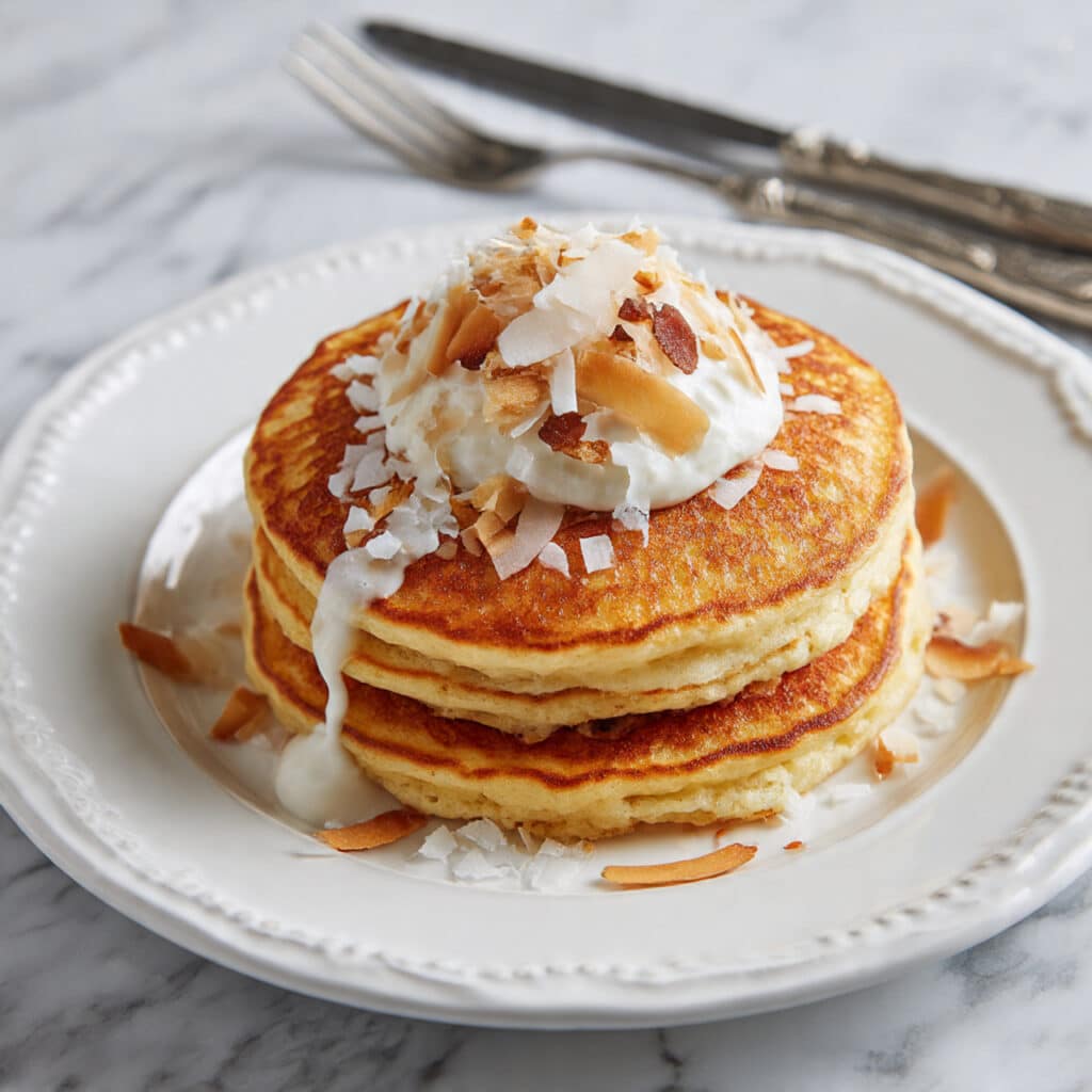 Coconut Cream Pancakes Recipe