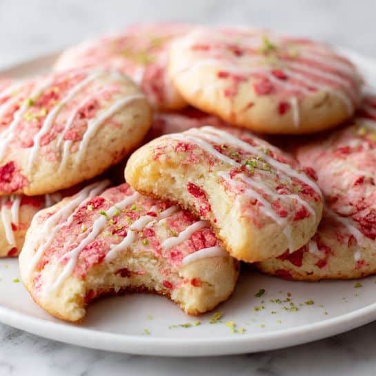 Double Strawberry Sugar Cookies Recipe - Recipe Image