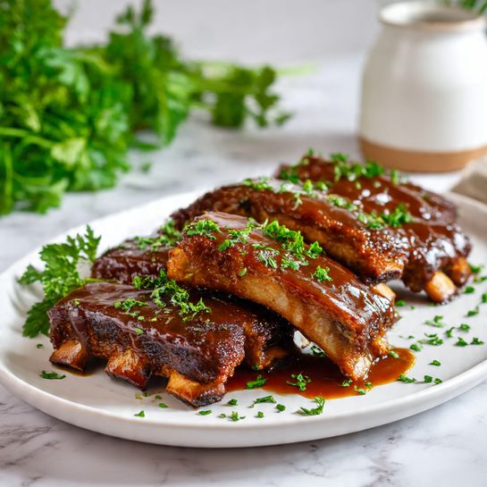 Crispy Air-Fried Ribs Recipe - Recipe Image