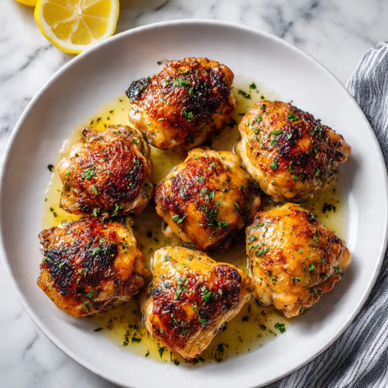 Baked Italian Chicken Thighs Recipe