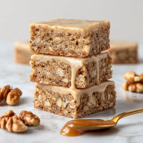 Maple Walnut Bars Recipe - Recipe Image