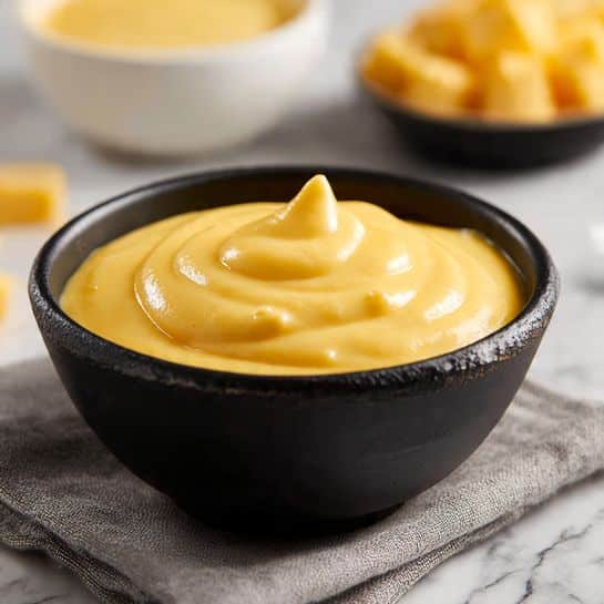 Creamy Homemade Cheddar Cheese Sauce for Fries Recipe - Recipe Image