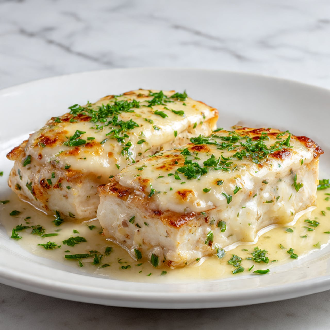 Savory Garlic Parmesan Chicken Loaf Recipe - Recipe Image