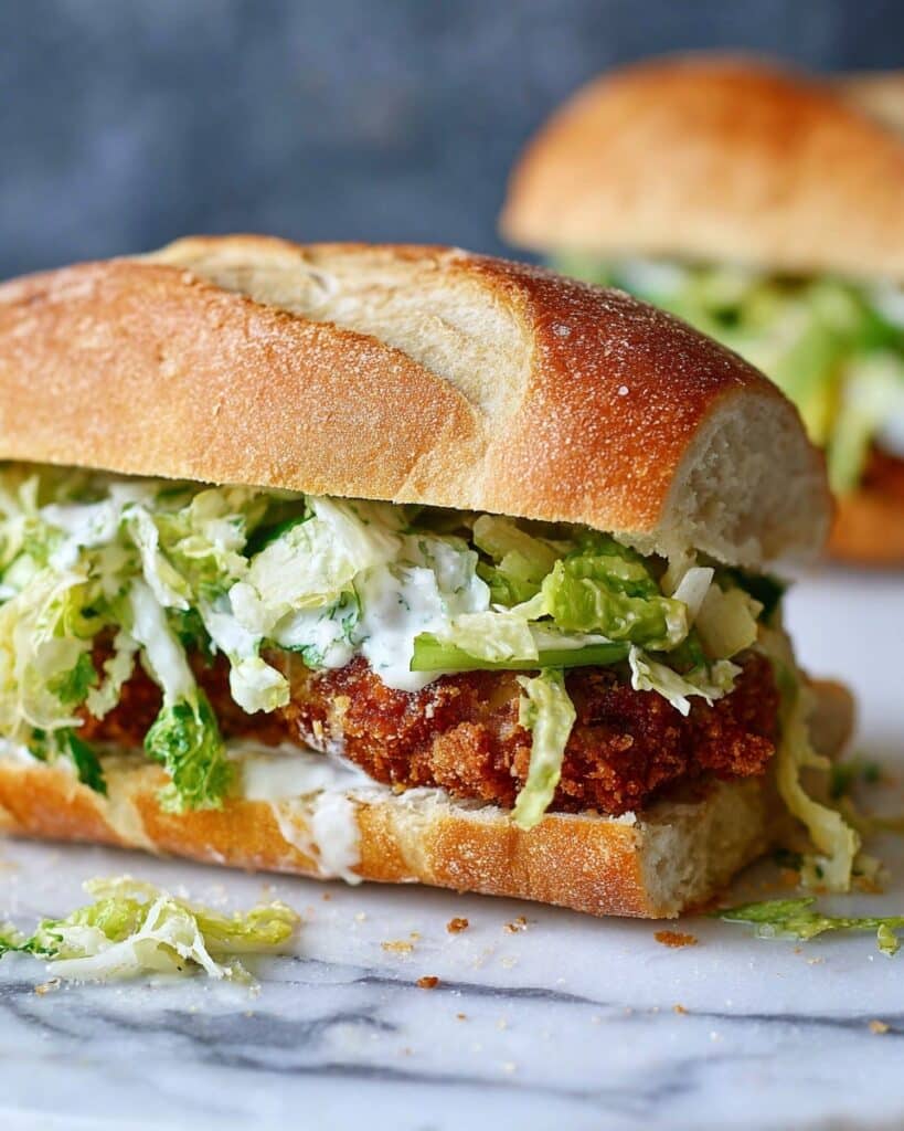 Crispy Chicken Caesar Sandwich Recipe