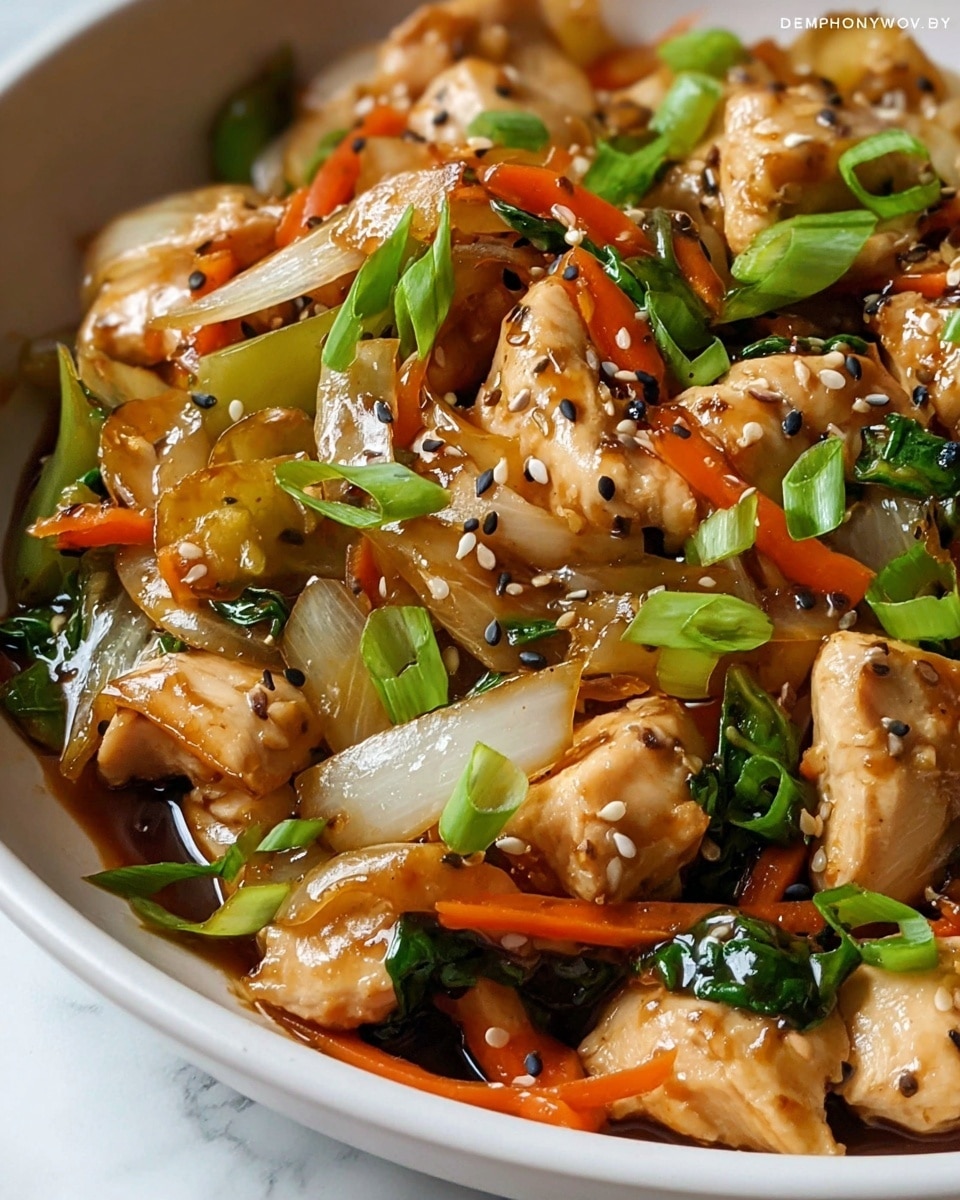 Quick Chicken Cabbage Stir-Fry Recipe - Recipe Image