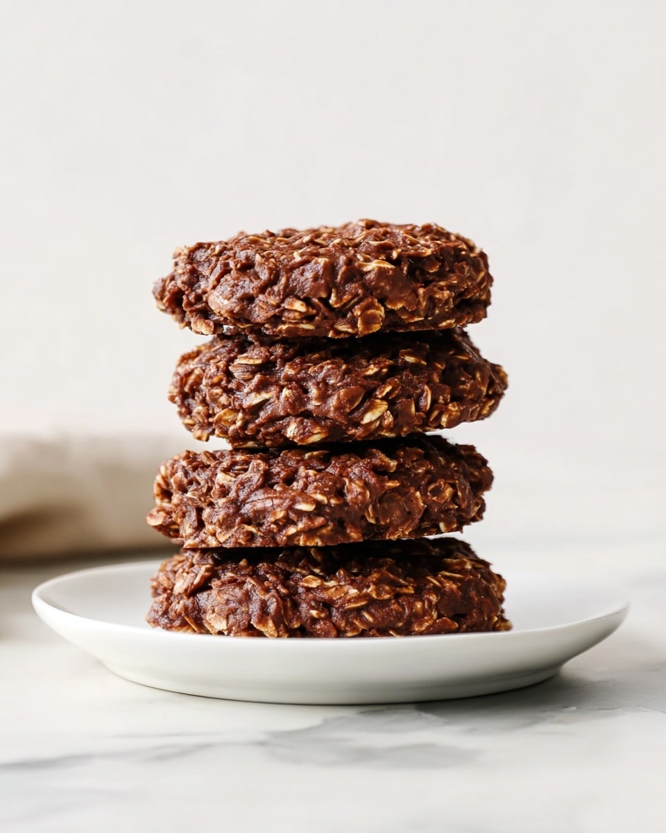 No Bake Cacao Almond Butter Cookies Recipe - Recipe Image