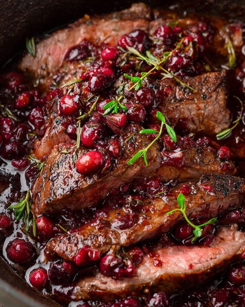 Cranberry Balsamic Roast Beef Recipe
