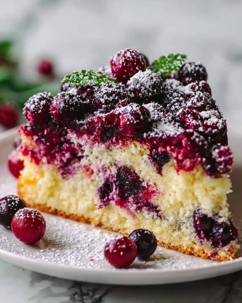 Christmas Cranberry Poke Cake Recipe