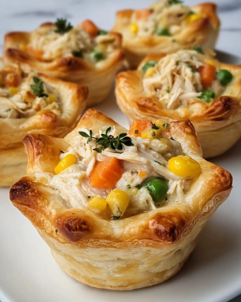 Muffin Tin Chicken Pot Pie Recipe