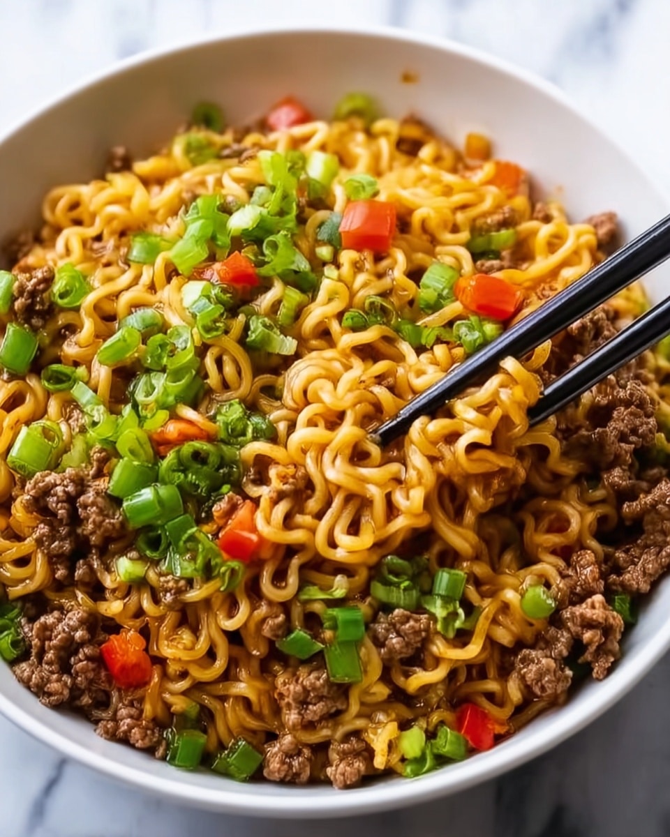Slow Cooker Beef Ramen Recipe - Recipe Image