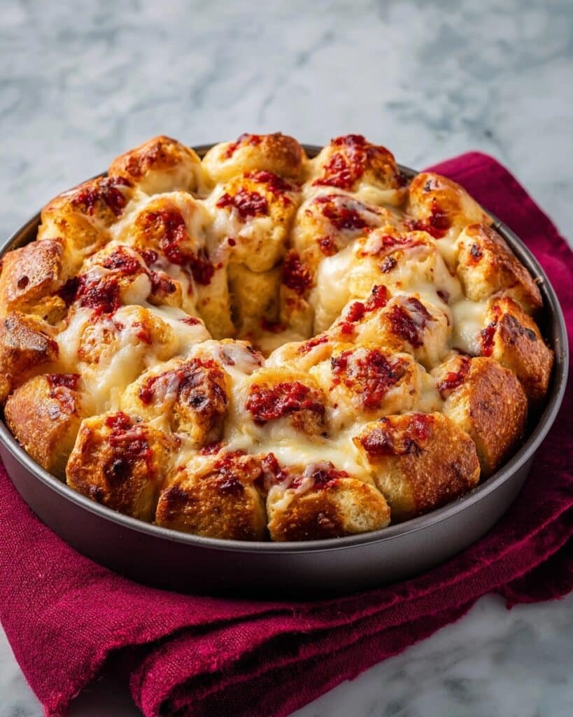 Easy Cranberry and Brie Holiday Pull-Apart Bread Recipe