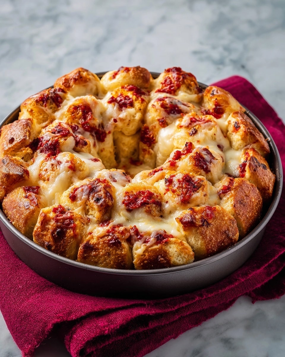 Easy Cranberry and Brie Holiday Pull-Apart Bread Recipe - Recipe Image