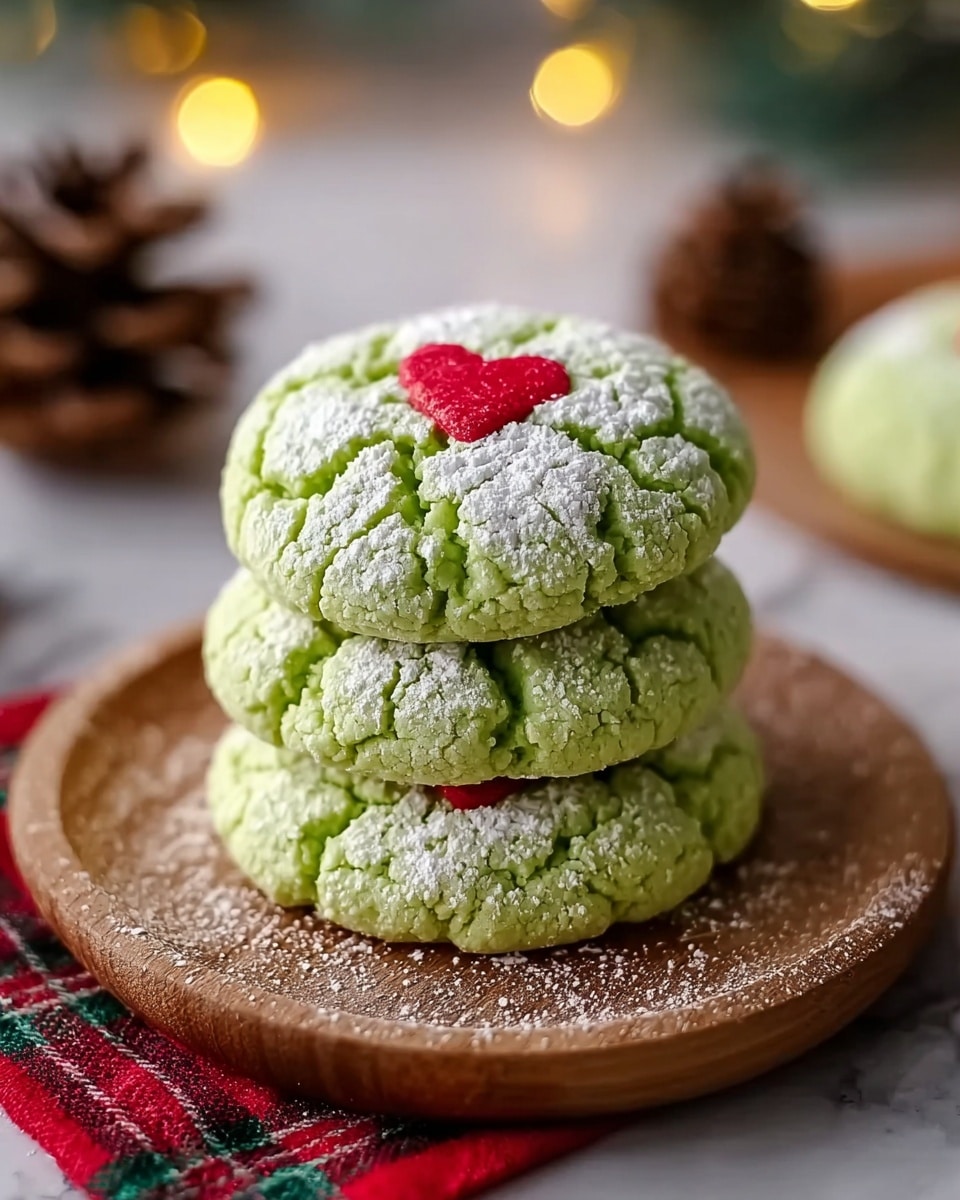 Simple Grinch Cookies Recipe - Recipe Image