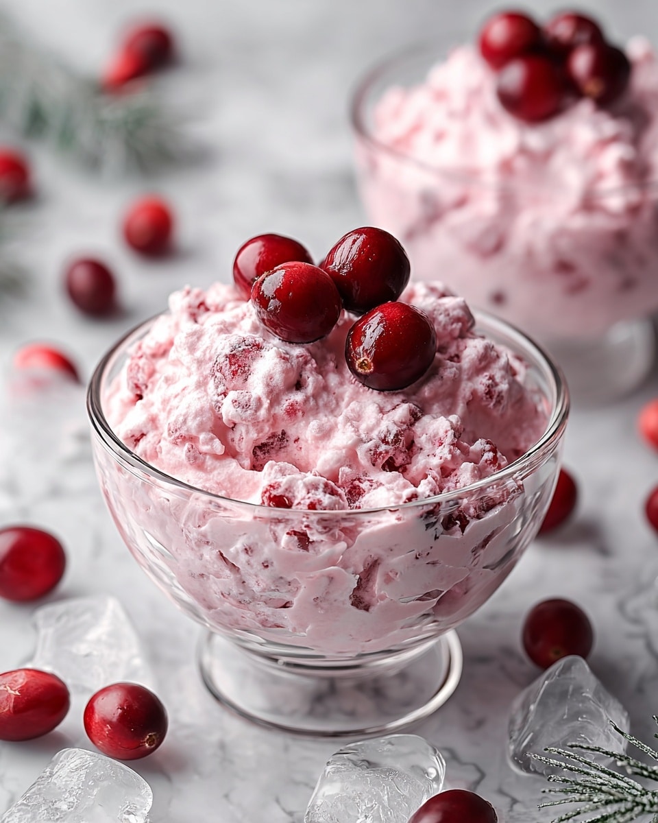 Cranberry Fluff Salad Recipe - Recipe Image