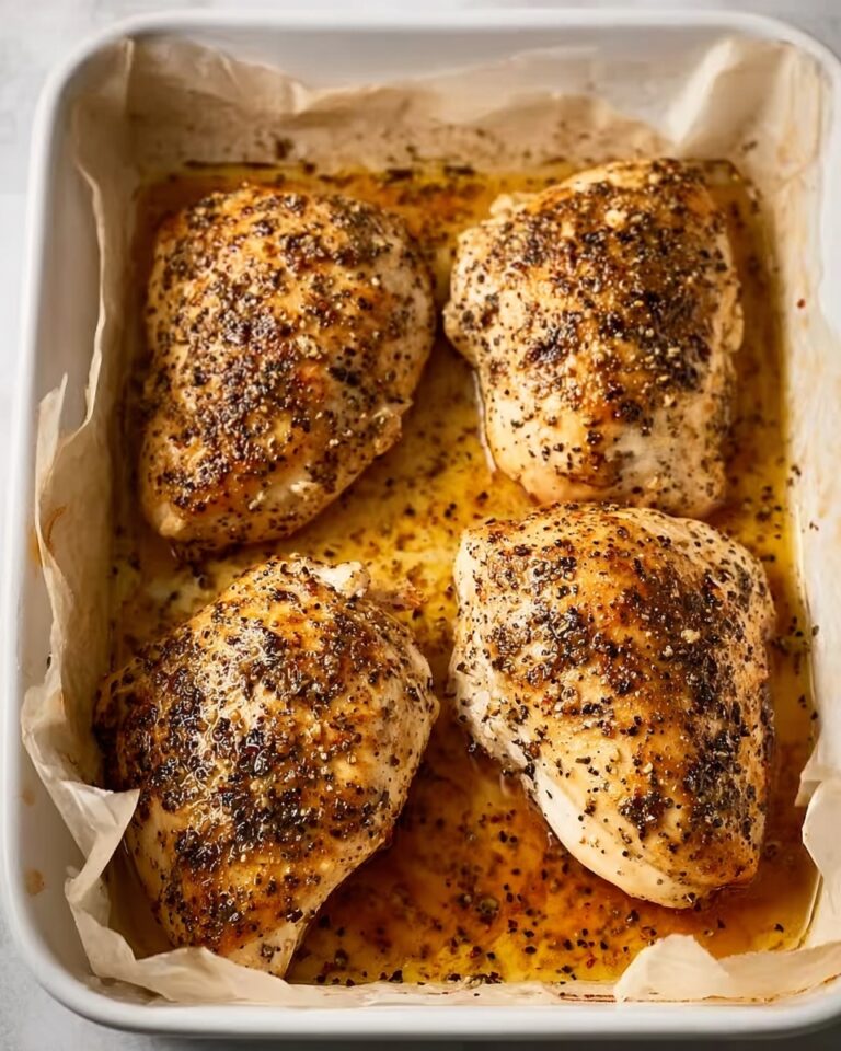 Easy Oven-Baked Chicken Breast with Garlic and Herbs Recipe