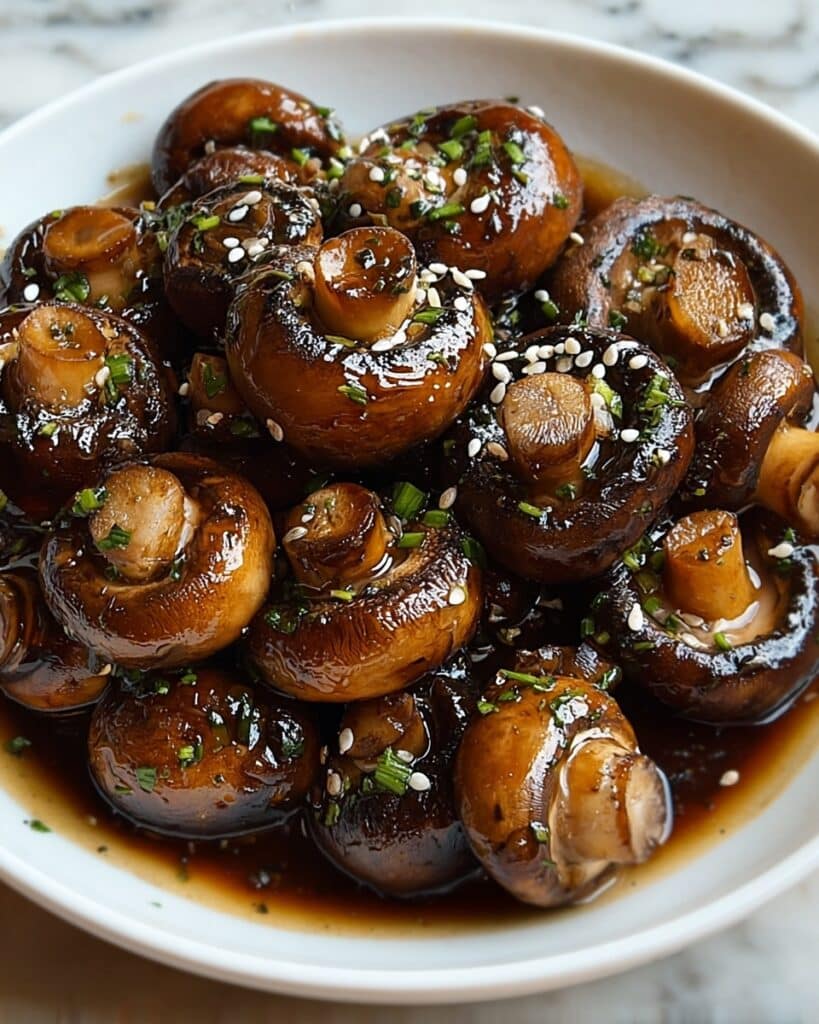 Steakhouse Garlic Butter Mushrooms Recipe