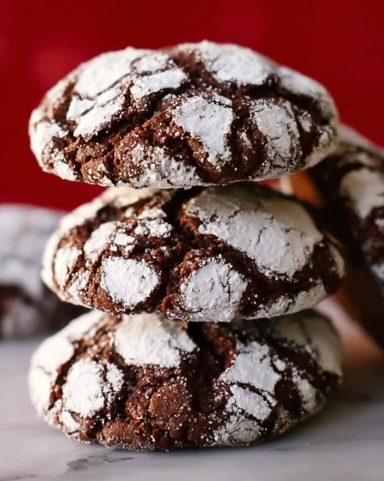 Chocolate Crinkle Cookies Recipe