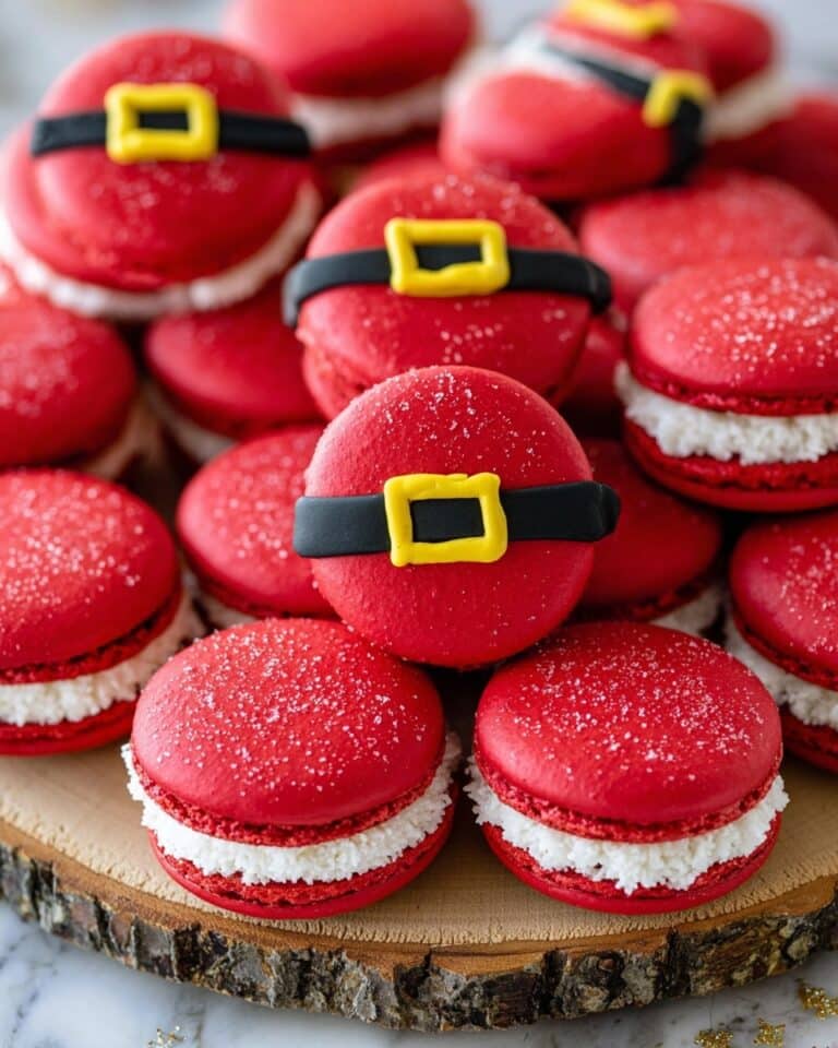 Santa Claus Macarons Recipe