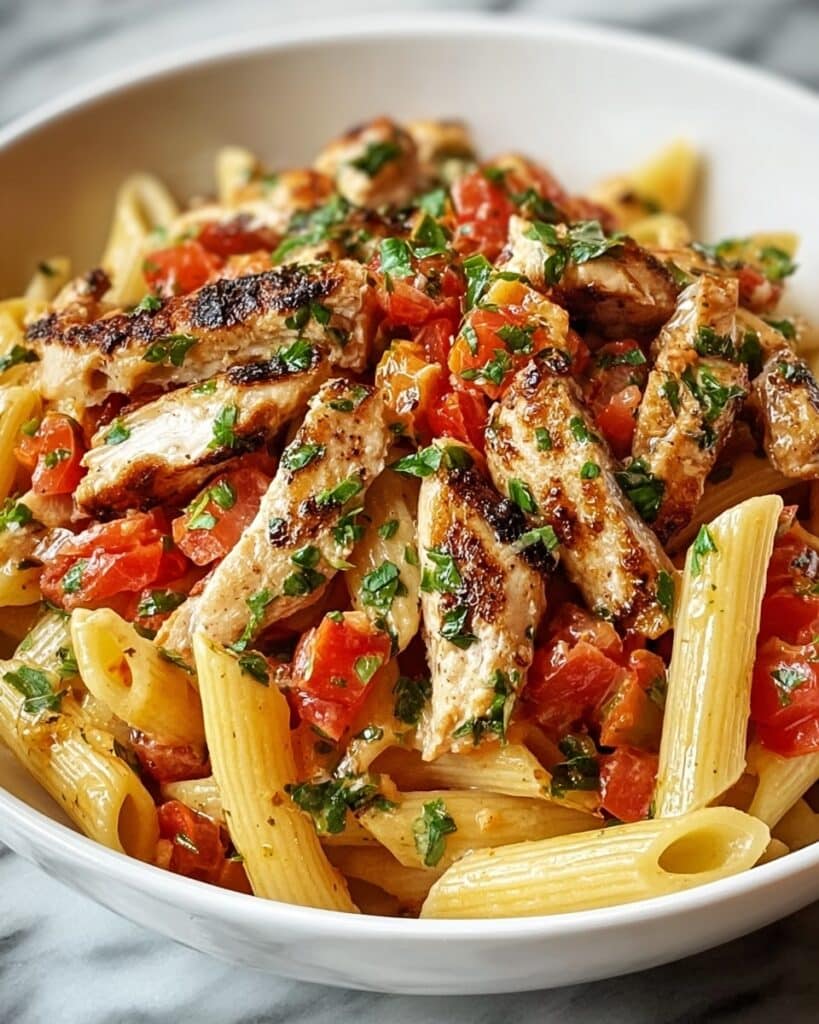 Bruschetta Chicken Pasta Recipe