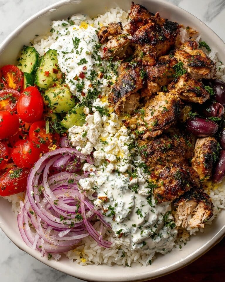 Greek Chicken Gyro Bowls Recipe