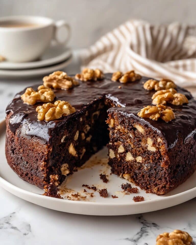 Espresso Date Cake with Walnuts Recipe