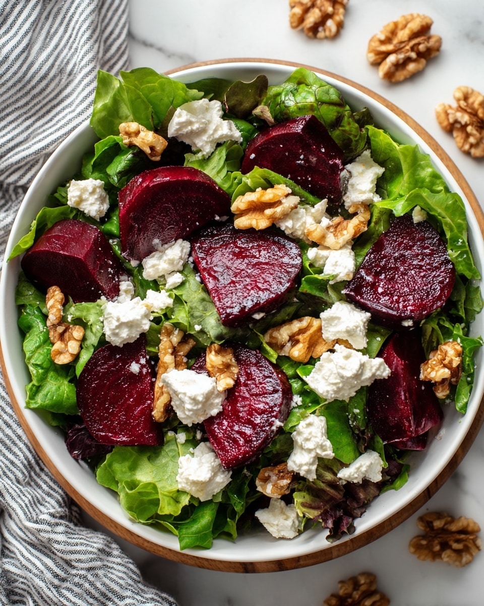 Beet and Goat Cheese Salad Recipe - Recipe Image
