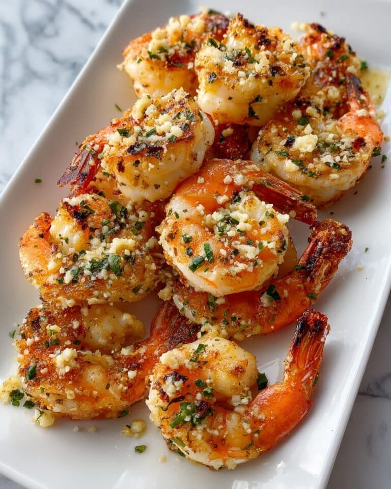 Garlic Parmesan Roasted Shrimp Recipe