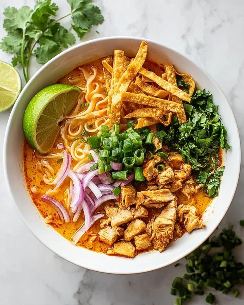 Authentic Northern Thai Khao Soi Coconut Curry Noodles Recipe