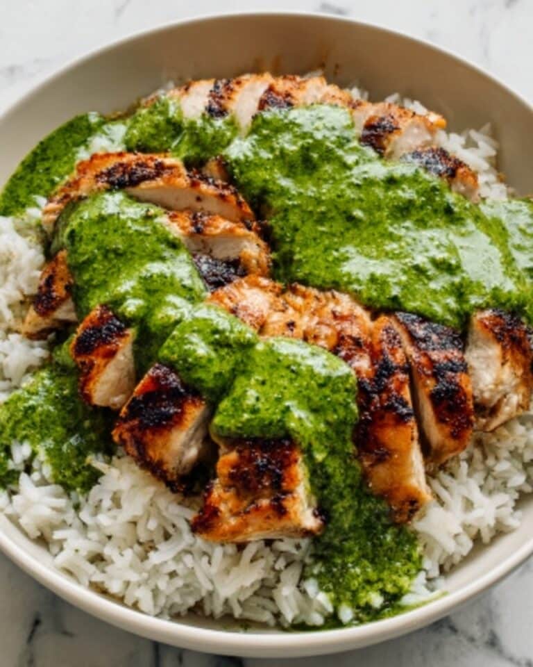 Peruvian Chicken and Rice with Green Aji Verde Sauce Recipe