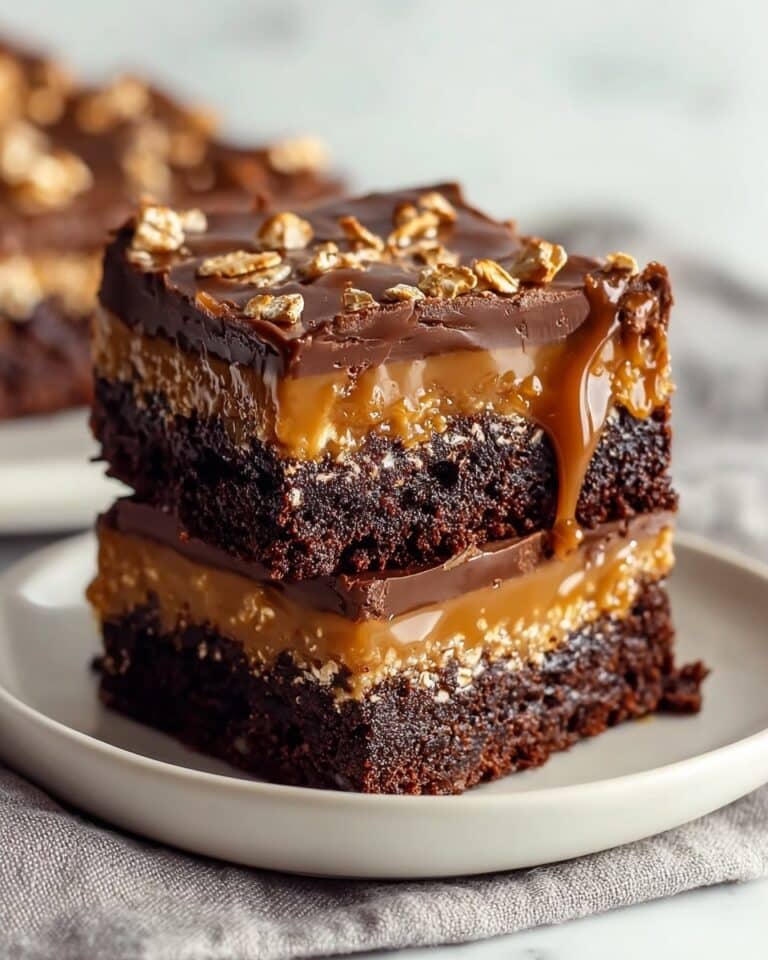 Quick Caramel Cornflake Brownies Recipe
