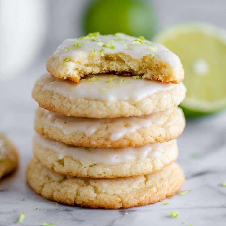 Lime Sugar Cookies with Lime Glaze Recipe