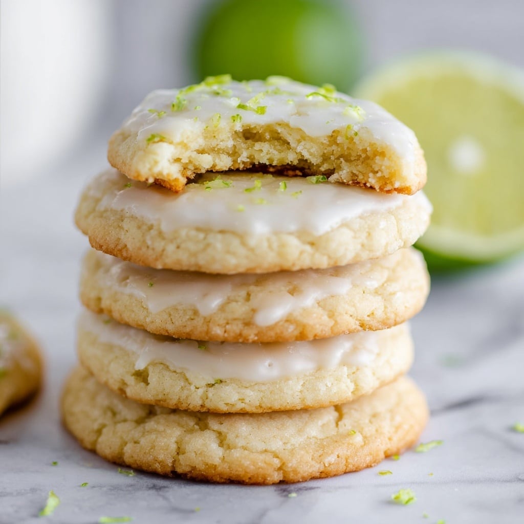 Lime Sugar Cookies with Lime Glaze Recipe