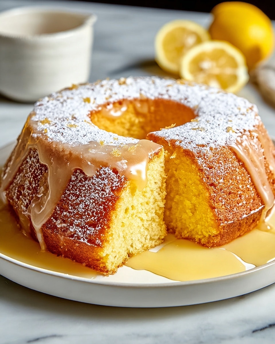 Meyer Lemon Syrup Cake Recipe