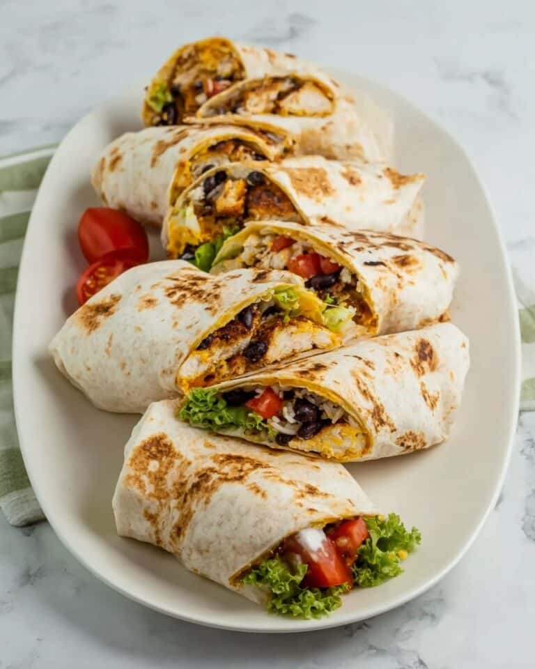 Chipotle Ranch Grilled Chicken Burrito Recipe