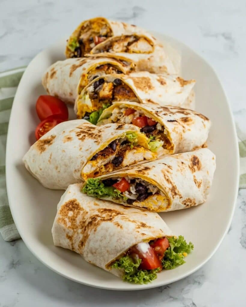 Chipotle Ranch Grilled Chicken Burrito Recipe