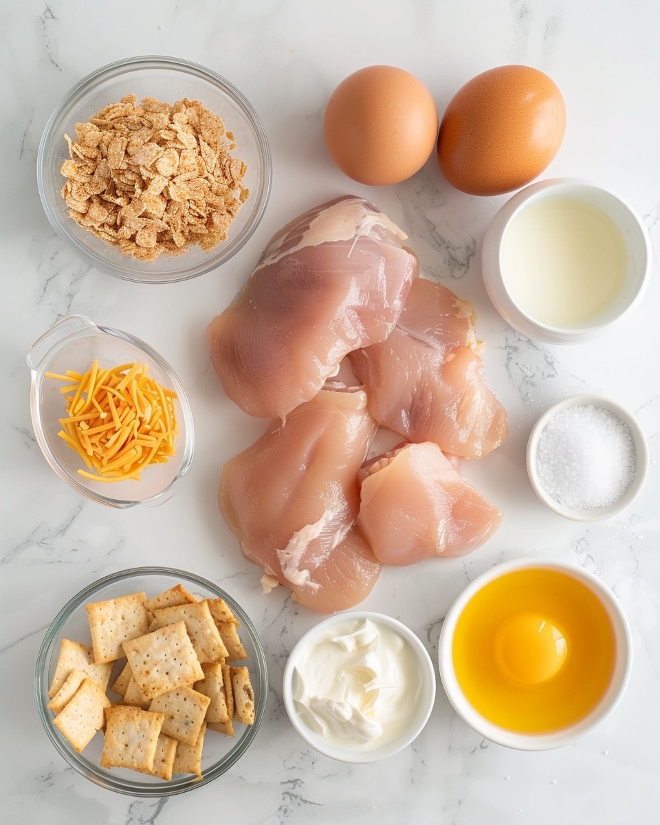 Single white plate showcasing one crispy golden breaded chicken cutlet generously coated with creamy mustard sauce, close-up angle highlighting the crunchy textured crust and the smooth, rich sauce with visible whole mustard seeds, garnished with finely chopped fresh parsley, placed on a white marble surface with natural lighting, intimate plated serving photo taken with an iphone --ar 4:5 --v 7