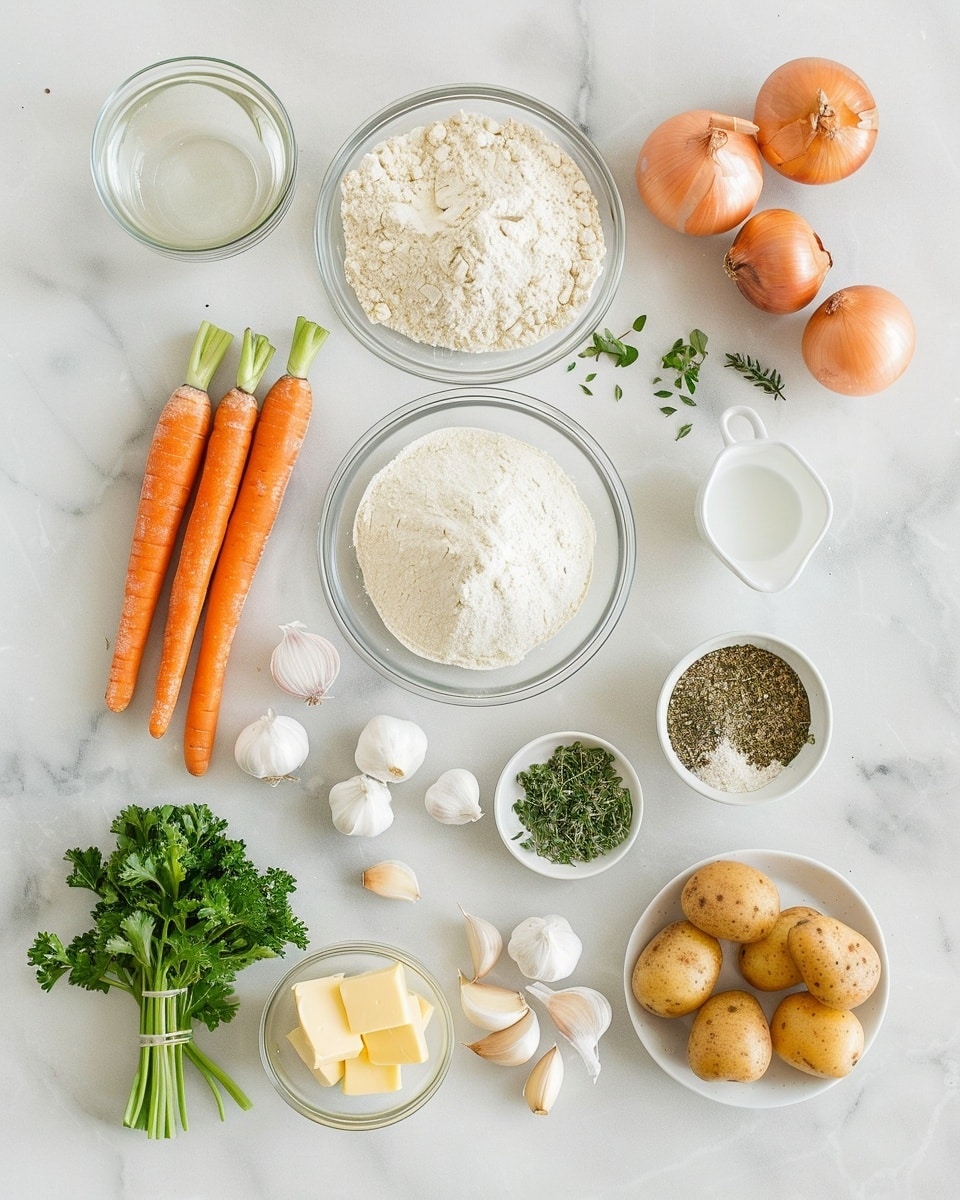 Single white bowl containing a hearty portion of chicken stew with chunky golden baby potatoes, tender carrot pieces, celery, and succulent chunks of chicken immersed in a rich, savory broth seasoned with herbs and freshly cracked black pepper, close-up angle highlighting the textures of the vegetables and meat, garnished with chopped fresh parsley, placed on a white marble surface with natural lighting, intimate plated serving photo taken with an iphone --ar 4:5 --v 7