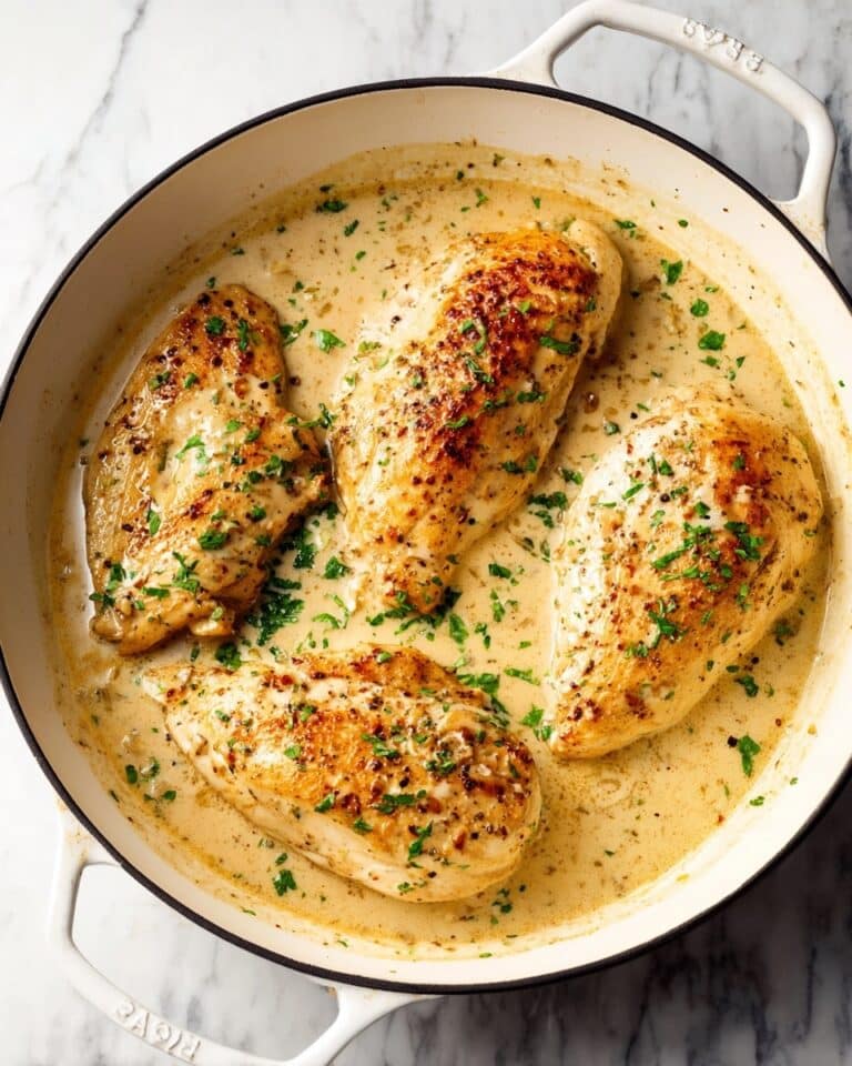 Creamy Chicken in White Sauce Recipe
