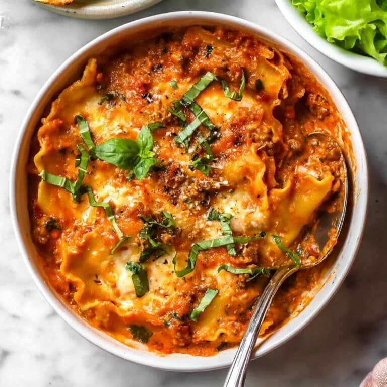 Easy Creamy Lasagna Soup Recipe