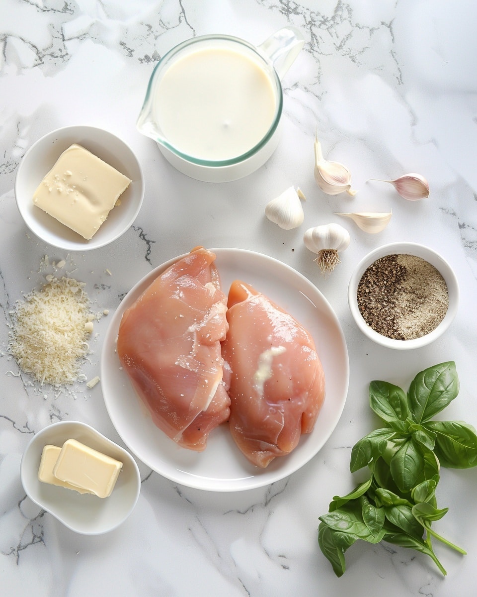 Single white plate serving featuring a thick, crispy breaded chicken portion topped with a creamy herb sauce that drapes over the golden crust, exposing the tender, juicy interior of the chicken slice. On the side, vibrant steamed broccoli florets add a fresh green contrast, all set on a white marble surface with natural lighting highlighting the textures and colors, styled as a plated serving ready to eat, intimate close-up shot photo taken with an iphone --ar 4:5 --v 7