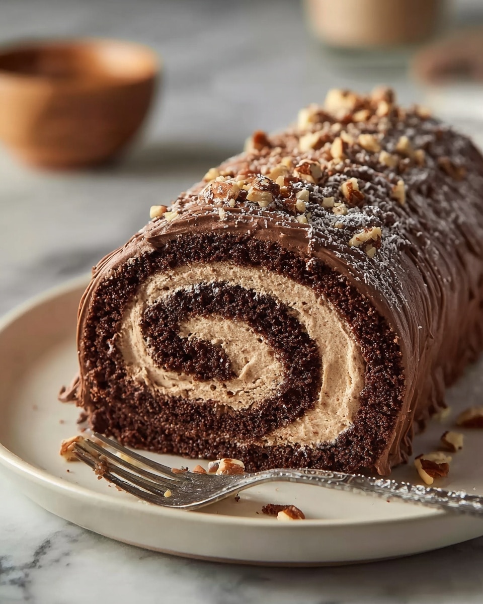Chocolate Hazelnut Yule Log Recipe