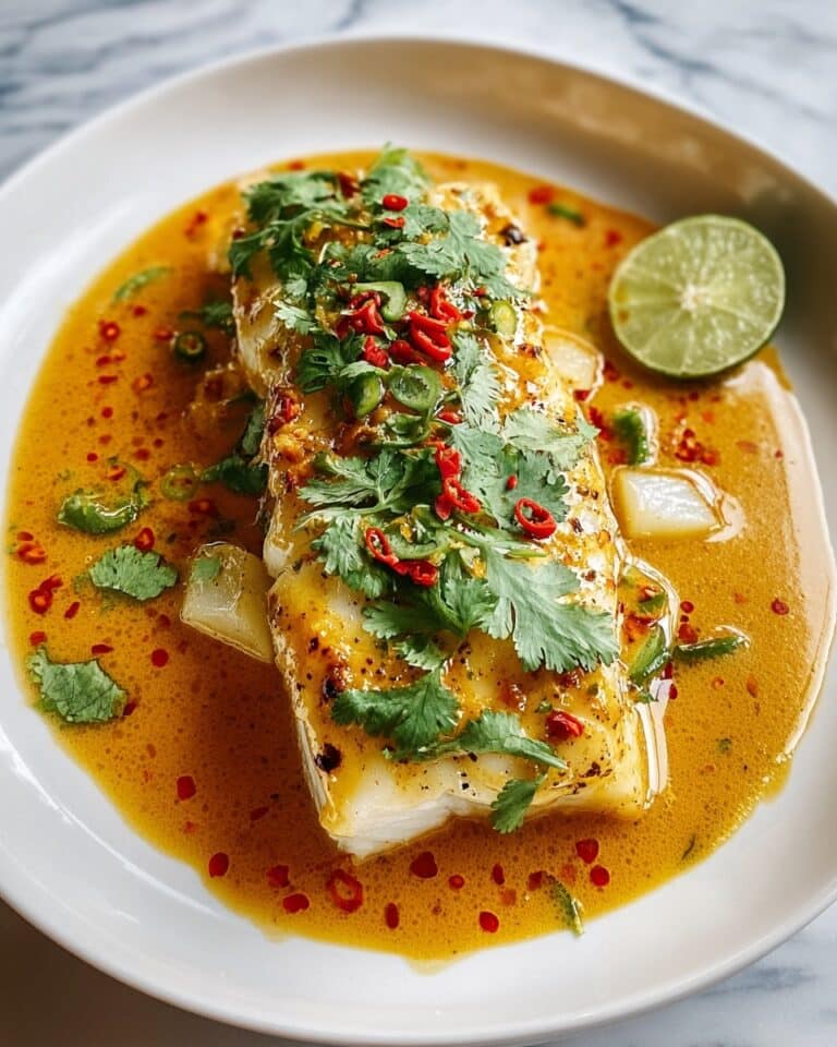 Coconut Curry Baked Cod Recipe
